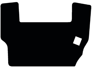 Fußmatte gekettelt, aus Velours, schwarz, für Case IH Traktor Maxxum 5000, Bj. 88 – 96 Fußmatte gekettelt, aus Velours, schwarz, für Case IH Traktor Maxxum 5000, Bj. 88 – 96