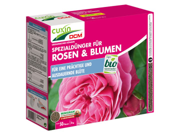 CUXIN DCM FÜR ROSEN & BLUMEN organischer NPK 7+7+10 für prächtige und ausdauernde Blüte - MINIGRAN® 3 kg Schachtel CUXIN DCM FÜR ROSEN & BLUMEN organischer NPK 7+7+10 für prächtige und ausdauernde Blüte - MINIGRAN® 3 kg Schachtel