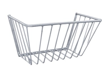Patura Heuraufe B x H: 86,2/6,37 x 4,57 cm, feuerverzinkt, Wandmontage, für für Pferde, große Raufutterportionen, 332040 Patura Heuraufe B x H: 86,2/6,37 x 4,57 cm, feuerverzinkt, Wandmontage, für für Pferde, große Raufutterportionen, 332040
