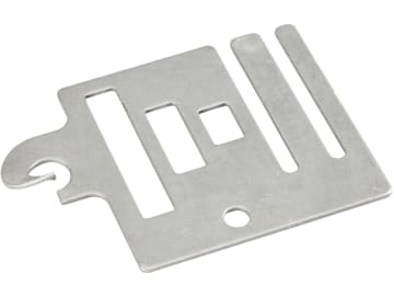Patura Torgriff-Anschlussplatte Edelstahl, für Breitbänder bis 40 mm, 3 St., 639803 Patura Torgriff-Anschlussplatte Edelstahl, für Breitbänder bis 40 mm, 3 St., 639803