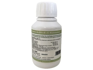 Vitamin A+E+D3+C-Konzentrat flüssige Vitaminergänzung 100 ml Flasche Vitamin A+E+D3+C-Konzentrat flüssige Vitaminergänzung 100 ml Flasche