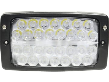 LED-Arbeitsscheinwerfer rechteckig, 2.670 lm, 10 – 30 V, 30 LEDs, für Traktor Case IH, Deutz-Fahr, Fendt, Massey Ferguson, Steyr LED-Arbeitsscheinwerfer rechteckig, 2.670 lm, 10 – 30 V, 30 LEDs, für Traktor Case IH, Deutz-Fahr, Fendt, Massey Ferguson, Steyr