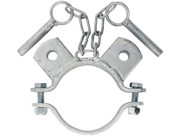 Patura Schelle 102 mm, mit 2 Haltern, winklig, für Fressgitter "SSV", 303481 Patura Schelle 102 mm, mit 2 Haltern, winklig, für Fressgitter "SSV", 303481