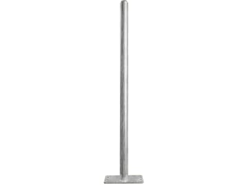 Patura Pfosten rund Ø 76 mm x Höhe 165 cm mit Bodenplatte, Stahl, verzinkt, 303473 Patura Pfosten rund Ø 76 mm x Höhe 165 cm mit Bodenplatte, Stahl, verzinkt, 303473