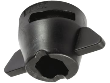 Lechler Bajonettmutter "Hardi", schwarz, SW 8/10, mit Dichtung, 0900785600401 Lechler Bajonettmutter "Hardi", schwarz, SW 8/10, mit Dichtung, 0900785600401