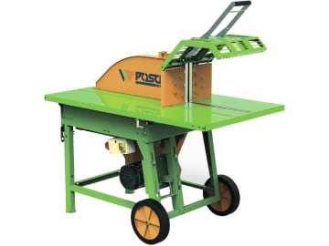 Posch® Rolltisch-Kreissäge "RKE" Elektro-Keilriemenantrieb, Hartmetall-Sägeblatt, M1027HSW Posch® Rolltisch-Kreissäge "RKE" Elektro-Keilriemenantrieb, Hartmetall-Sägeblatt, M1027HSW
