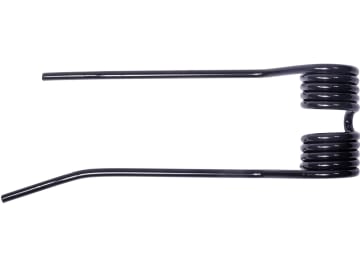 Kreiselheuerzinken rechts, gebogen, 378 x 112 x 9 mm, für Pöttinger, PZ Zweegers, Vicon Kreiselheuerzinken rechts, gebogen, 378 x 112 x 9 mm, für Pöttinger, PZ Zweegers, Vicon