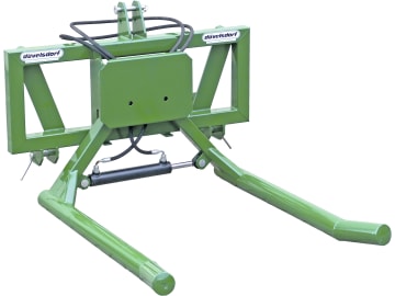 Düvelsdorf Rundballengabel "Solo" hydraulisch verstellbare Zinken, Dreipunktanbau Kat. 2; Euro-Aufnahme, 35-17745 Düvelsdorf Rundballengabel "Solo" hydraulisch verstellbare Zinken, Dreipunktanbau Kat. 2; Euro-Aufnahme, 35-17745