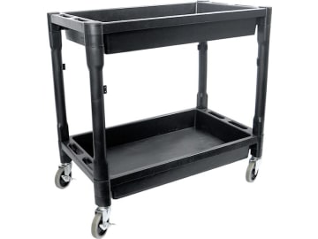 KUNZER Transportwagen 820 x 460 x 780 mm Kunststoff für Ablage von Einzelteilen, Auffangen von Flüssigkeiten, 7TW02 KUNZER Transportwagen 820 x 460 x 780 mm Kunststoff für Ablage von Einzelteilen, Auffangen von Flüssigkeiten, 7TW02