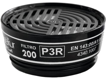 Ekastu Partikelfilter "200 P3R D" geklemmt, 8 St., für Atemschutzmaske, giftige und hochgiftige Partikel, 422 395 Ekastu Partikelfilter "200 P3R D" geklemmt, 8 St., für Atemschutzmaske, giftige und hochgiftige Partikel, 422 395