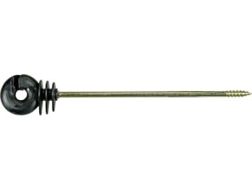 Patura Ringisolator mit Holzgewinde, langer Schaft gerade, 180 mm, für Kunststofflitzen, 10 St., 101620 Patura Ringisolator mit Holzgewinde, langer Schaft gerade, 180 mm, für Kunststofflitzen, 10 St., 101620