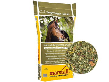 marstall® Bergwiesen-Mash getreidefreies, melassefreies Pferdefutter Mash 12,5 kg Sack marstall® Bergwiesen-Mash getreidefreies, melassefreies Pferdefutter Mash 12,5 kg Sack