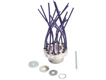 Wildkrautbürste "Octo" Ø 83 mm, für die Wildkrautentfernung mit einer Motorsense ab 25 cm³ Wildkrautbürste "Octo" Ø 83 mm, für die Wildkrautentfernung mit einer Motorsense ab 25 cm³