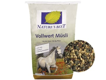 NATURE´S BEST Vollwert Müsli hochverdauliches, energiereduziertes Futter Müsli 20 kg Sack NATURE´S BEST Vollwert Müsli hochverdauliches, energiereduziertes Futter Müsli 20 kg Sack
