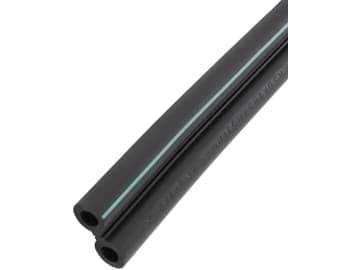 Doppel-Milchschlauch 2 x 10/18 x 4 mm, 1 güner Streifen, Gummi, für Gea Westfalia Bio-Milker, 2,3 m Doppel-Milchschlauch 2 x 10/18 x 4 mm, 1 güner Streifen, Gummi, für Gea Westfalia Bio-Milker, 2,3 m
