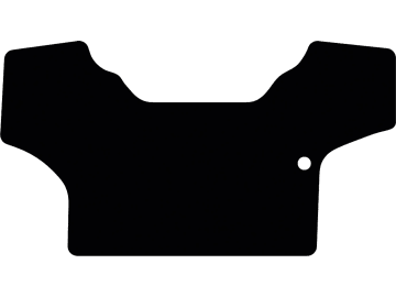 Fußmatte aus Gummi, schwarz, für Lamborghini Traktor Serie Spire Trend, ab Bj. 19 Fußmatte aus Gummi, schwarz, für Lamborghini Traktor Serie Spire Trend, ab Bj. 19