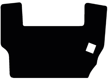 Fußmatte aus Gummi, schwarz, für Case IH Traktor Maxxum 5000, Bj. 88 – 96 Fußmatte aus Gummi, schwarz, für Case IH Traktor Maxxum 5000, Bj. 88 – 96