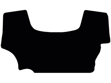 Fußmatte aus Gummi, schwarz, für Case IH Traktor JX 70, 80, 90, mit elektronischem Differential, Bj. 07 – 14 Fußmatte aus Gummi, schwarz, für Case IH Traktor JX 70, 80, 90, mit elektronischem Differential, Bj. 07 – 14