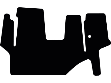 Fußmatte aus Gummi, schwarz, für Fendt Geräteträger F 380 GTA Turbo, Bj. 96 – 03 Fußmatte aus Gummi, schwarz, für Fendt Geräteträger F 380 GTA Turbo, Bj. 96 – 03