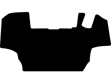 Fußmatte aus Gummi, schwarz, für Fendt Traktor Vario 300 S, ab Bj. 10.15 Fußmatte aus Gummi, schwarz, für Fendt Traktor Vario 300 S, ab Bj. 10.15