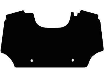 Fußmatte aus Gummi, schwarz, für Lamborghini Traktor Serie R2, mit mechanischem Gaspedal Fußmatte aus Gummi, schwarz, für Lamborghini Traktor Serie R2, mit mechanischem Gaspedal