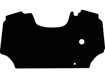 Fußmatte aus Gummi, schwarz, für Lamborghini Traktor Serie Spire Target, mit Differential-Sperrpedal, ab Bj. 05.14 Fußmatte aus Gummi, schwarz, für Lamborghini Traktor Serie Spire Target, mit Differential-Sperrpedal, ab Bj. 05.14