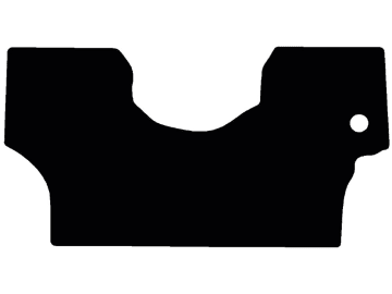 Fußmatte aus Gummi, schwarz, für McCormick Traktor Serie X 50, Tier 4i, ab Bj. 13 Fußmatte aus Gummi, schwarz, für McCormick Traktor Serie X 50, Tier 4i, ab Bj. 13
