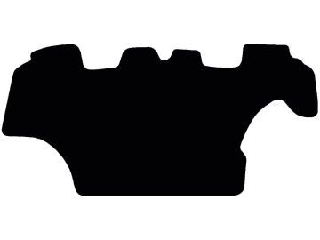 Fußmatte Gummi schwarz, für Ford New Holland Traktor Serie T6, mit Autocommand, Automatik, ab Bj. 12 Fußmatte Gummi schwarz, für Ford New Holland Traktor Serie T6, mit Autocommand, Automatik, ab Bj. 12
