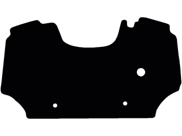 Fußmatte aus Gummi, schwarz, für Same Traktor Dorado 65, 70, elektronisches Gaspedal, ab Bj. 09 Fußmatte aus Gummi, schwarz, für Same Traktor Dorado 65, 70, elektronisches Gaspedal, ab Bj. 09