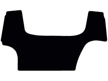 Fußmatte aus Gummi, schwarz, ohne Mittelteil, für Steyr Traktor Kompakt, ab Bj. 14 Fußmatte aus Gummi, schwarz, ohne Mittelteil, für Steyr Traktor Kompakt, ab Bj. 14