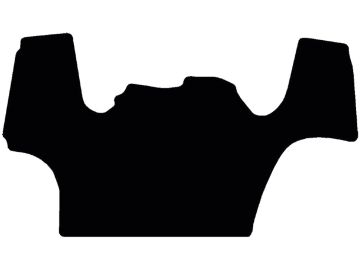Fußmatte aus Gummi, schwarz, mit Mittelteil, für Steyr Traktor Kompakt, ab Bj. 14 Fußmatte aus Gummi, schwarz, mit Mittelteil, für Steyr Traktor Kompakt, ab Bj. 14