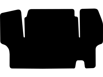 Fußmatte aus Gummi, schwarz, für Case IH Traktor 1455 XL, Bj. 81 – 96 Fußmatte aus Gummi, schwarz, für Case IH Traktor 1455 XL, Bj. 81 – 96