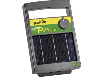 Patura Akku-Weidezaungerät "P 25 Solar" mit Solarmodul 3,0 W, Gel-Akku 6 V/4 Ah, Zaunlänge max. ohne Bewuchs 1,0 km, 140310 Patura Akku-Weidezaungerät "P 25 Solar" mit Solarmodul 3,0 W, Gel-Akku 6 V/4 Ah, Zaunlänge max. ohne Bewuchs 1,0 km, 140310