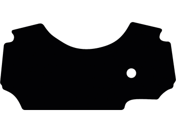 Fußmatte gekettelt, aus Velours, schwarz, für Same Traktor Serie Explorer Stage 4, ab Bj. 17 Fußmatte gekettelt, aus Velours, schwarz, für Same Traktor Serie Explorer Stage 4, ab Bj. 17