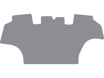 Fußmatte aus Gummi, hellgrau, für Steyr Traktor Expert 4000, ab Bj. 10.19 Fußmatte aus Gummi, hellgrau, für Steyr Traktor Expert 4000, ab Bj. 10.19