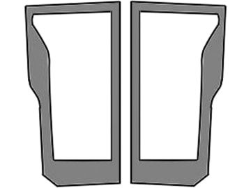 Frontscheibe, grün, unten links/rechts, geklebt, Siebdruck, für Case IH JXU, Ford New Holland T, TL, TLA, 4000, Kabine JX; JXU Frontscheibe, grün, unten links/rechts, geklebt, Siebdruck, für Case IH JXU, Ford New Holland T, TL, TLA, 4000, Kabine JX; JXU