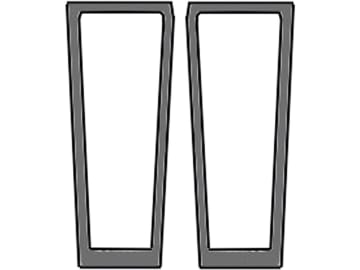Frontscheibe, grün, unten links/rechts, Siebdruck, für Steyr CS 48-CS 75-Kabine CS, M 948, 948-975-Kabine M Serie Frontscheibe, grün, unten links/rechts, Siebdruck, für Steyr CS 48-CS 75-Kabine CS, M 948, 948-975-Kabine M Serie