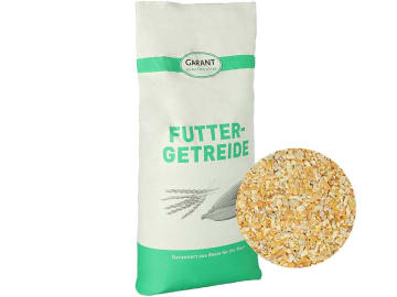 Maisschrot ohne Gentechnik Futtermaisbruch für Nutz - und Kleintiere 25 kg Sack Maisschrot ohne Gentechnik Futtermaisbruch für Nutz - und Kleintiere 25 kg Sack