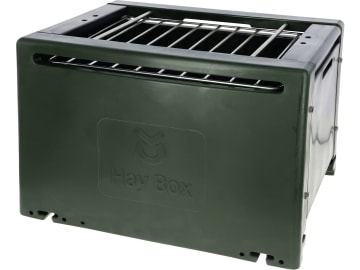 KERBL Heuraufe "HayBox" 80,8 x 56 x 61 cm Fassungsvermögen 8 – 10 kg HDPE (High Density Polyethylen), für Pferde, 3210373 KERBL Heuraufe "HayBox" 80,8 x 56 x 61 cm Fassungsvermögen 8 – 10 kg HDPE (High Density Polyethylen), für Pferde, 3210373