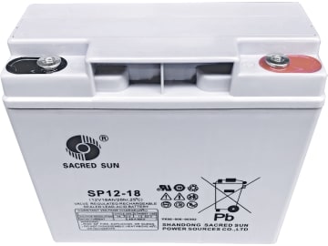 Starterbatterie 12 V/18 Ah AGM, für Gefahrmeldeanlagen, Rauchmeldeanlagen, Sicherheitsbeleuchtung, Elektro-Rollstühle, mobile Hebebühnen, Reinigungsgeräte etc., SP12-18 Starterbatterie 12 V/18 Ah AGM, für Gefahrmeldeanlagen, Rauchmeldeanlagen, Sicherheitsbeleuchtung, Elektro-Rollstühle, mobile Hebebühnen, Reinigungsgeräte etc., SP12-18