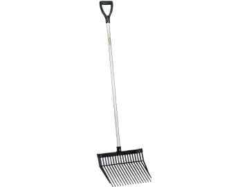 KERBL Dunggabel "Aubiose" 40 x 30 cm Kunststoff schwarz mit Aluminiumstiel und D-Griff, 321 KERBL Dunggabel "Aubiose" 40 x 30 cm Kunststoff schwarz mit Aluminiumstiel und D-Griff, 321