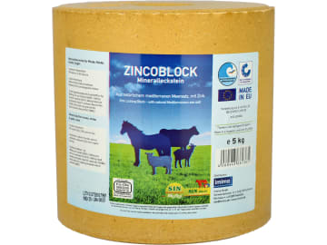 S.I.N. HELLAS Zincoblock Mineralleckstein biotauglicher Mineralleckstein für Pferde Stein 5 kg Leckstein S.I.N. HELLAS Zincoblock Mineralleckstein biotauglicher Mineralleckstein für Pferde Stein 5 kg Leckstein