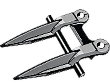 Industriehof® Doppelfinger, Länge 178 mm, für Claas: 676 235.3, 676235 Industriehof® Doppelfinger, Länge 178 mm, für Claas: 676 235.3, 676235