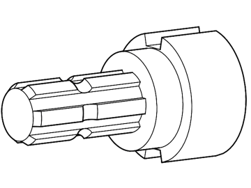 Walterscheid Nabe, Profil 1 3/4" 6, für Reibkupplungen PFBK96/4, 1178091 Walterscheid Nabe, Profil 1 3/4" 6, für Reibkupplungen PFBK96/4, 1178091