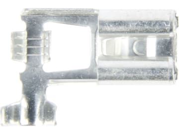 Herth + Buss Flachsteckhülse 6,3 x 0,8 mm, Kabel 1 – 2,5 mm², Messing verzinnt; unisoliert, mit Rastnase, 50 251 275 Herth + Buss Flachsteckhülse 6,3 x 0,8 mm, Kabel 1 – 2,5 mm², Messing verzinnt; unisoliert, mit Rastnase, 50 251 275