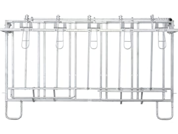 KERBL Fanggitter für modulare Zaunaufstallung, Kälber, 5 Fressplätze, 14493 KERBL Fanggitter für modulare Zaunaufstallung, Kälber, 5 Fressplätze, 14493