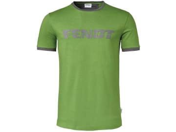Fendt T-Shirt für Herren Gr. M grün; grau, graues Fendt-Logo vorn und hinten, X991020180000 Fendt T-Shirt für Herren Gr. M grün; grau, graues Fendt-Logo vorn und hinten, X991020180000