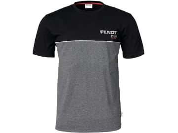 Fendt T-Shirt "Profi" für Herren Gr. L schwarz; grau, Fendt-Logo und Profi-Schriftzug vorn und hinten, X991019025000 Fendt T-Shirt "Profi" für Herren Gr. L schwarz; grau, Fendt-Logo und Profi-Schriftzug vorn und hinten, X991019025000