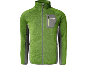 Fendt Fleecejacke "Profi" für Herren Gr. L grün; grau, Logoaufdruck auf Brusttasche und Nacken, X991020220000 Fendt Fleecejacke "Profi" für Herren Gr. L grün; grau, Logoaufdruck auf Brusttasche und Nacken, X991020220000
