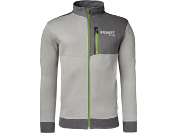 Fendt Sweatjacke "Profi" für Herren Gr. L hellgrau; dunkelgrau, Logodruck auf Brust und Rücken, X991020198000 Fendt Sweatjacke "Profi" für Herren Gr. L hellgrau; dunkelgrau, Logodruck auf Brust und Rücken, X991020198000